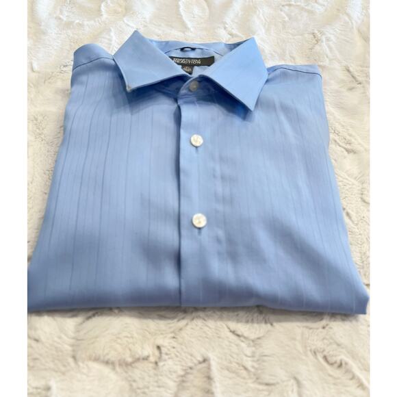 Kenneth Cole REACTION Mens Button Down Dress Shirt XL 17 1/2 34-35 Long Sleeve - Picture 3 of 9